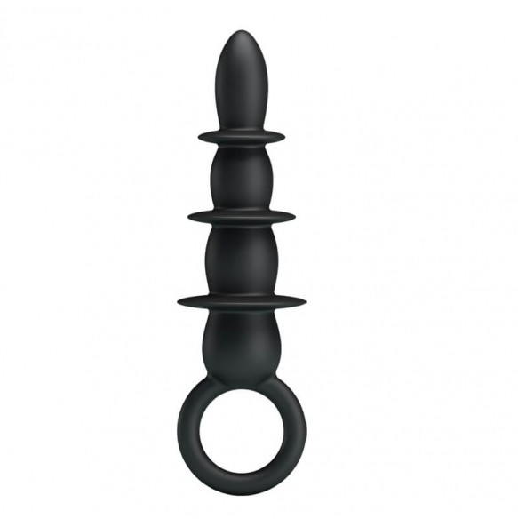 PRETTY LOVE - Fabulous Anal Butt Plug Massager (Black)